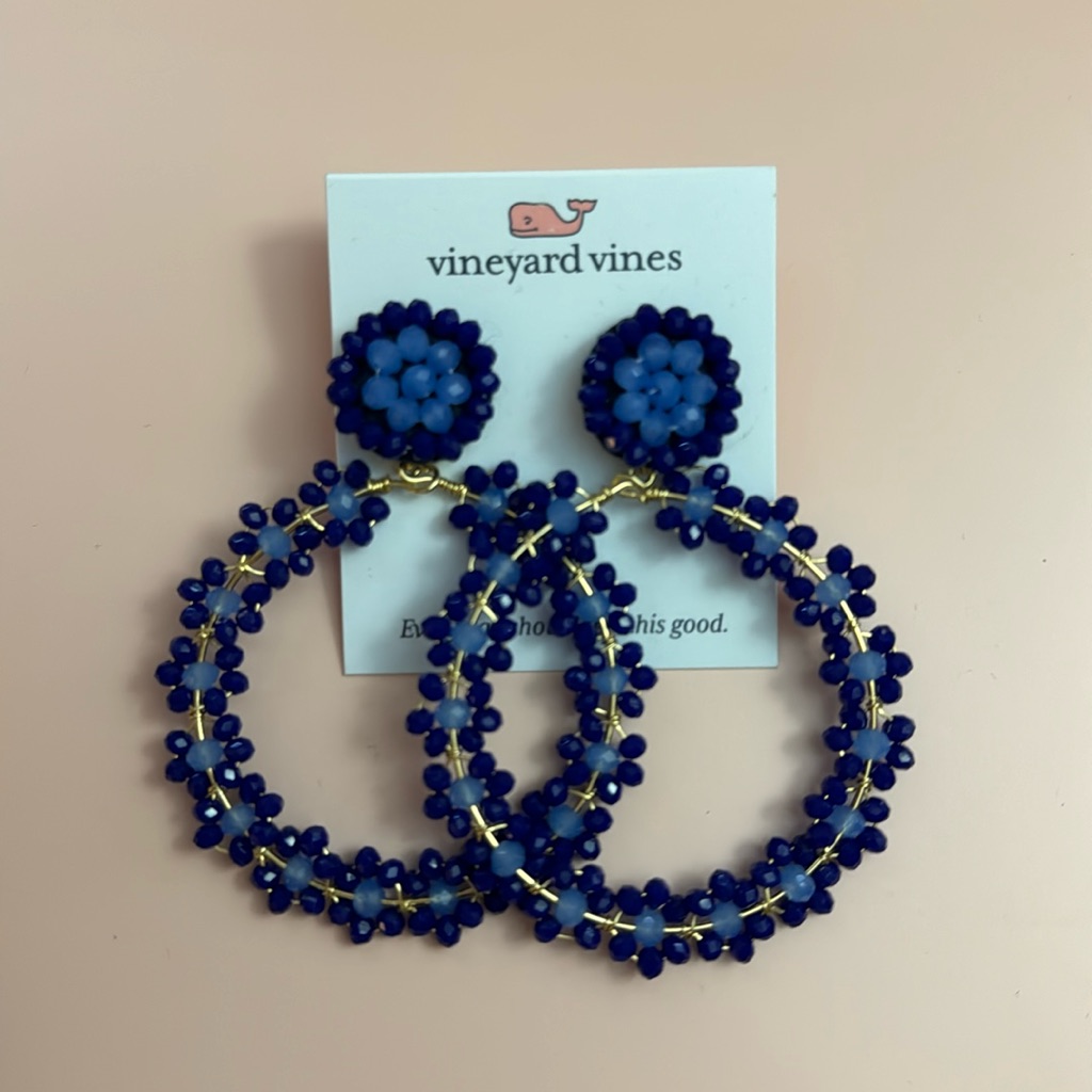 Vineyard Vines Among The Flowers Hoops